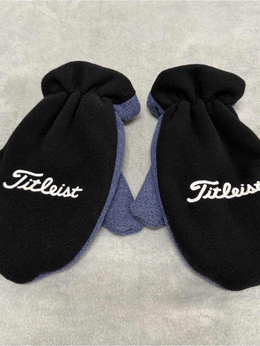 Titleist Winter Golf Cart Mittens Pair Fleece Lined Cold Weather One Size